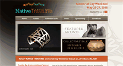Desktop Screenshot of nativetreasures.org